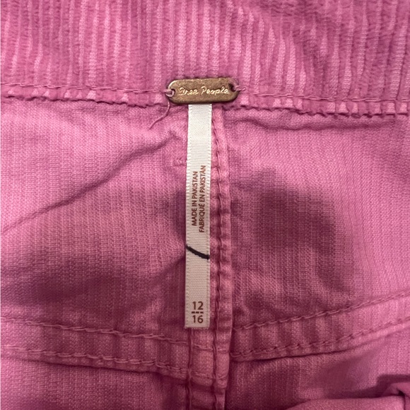 Free People Pink Ray Corduroy Mini Skirt | FP Hot Pink Skirt | NWOT - Picture 12 of 12